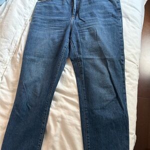 LOFT Women’s Dark Blue Straight Jeans